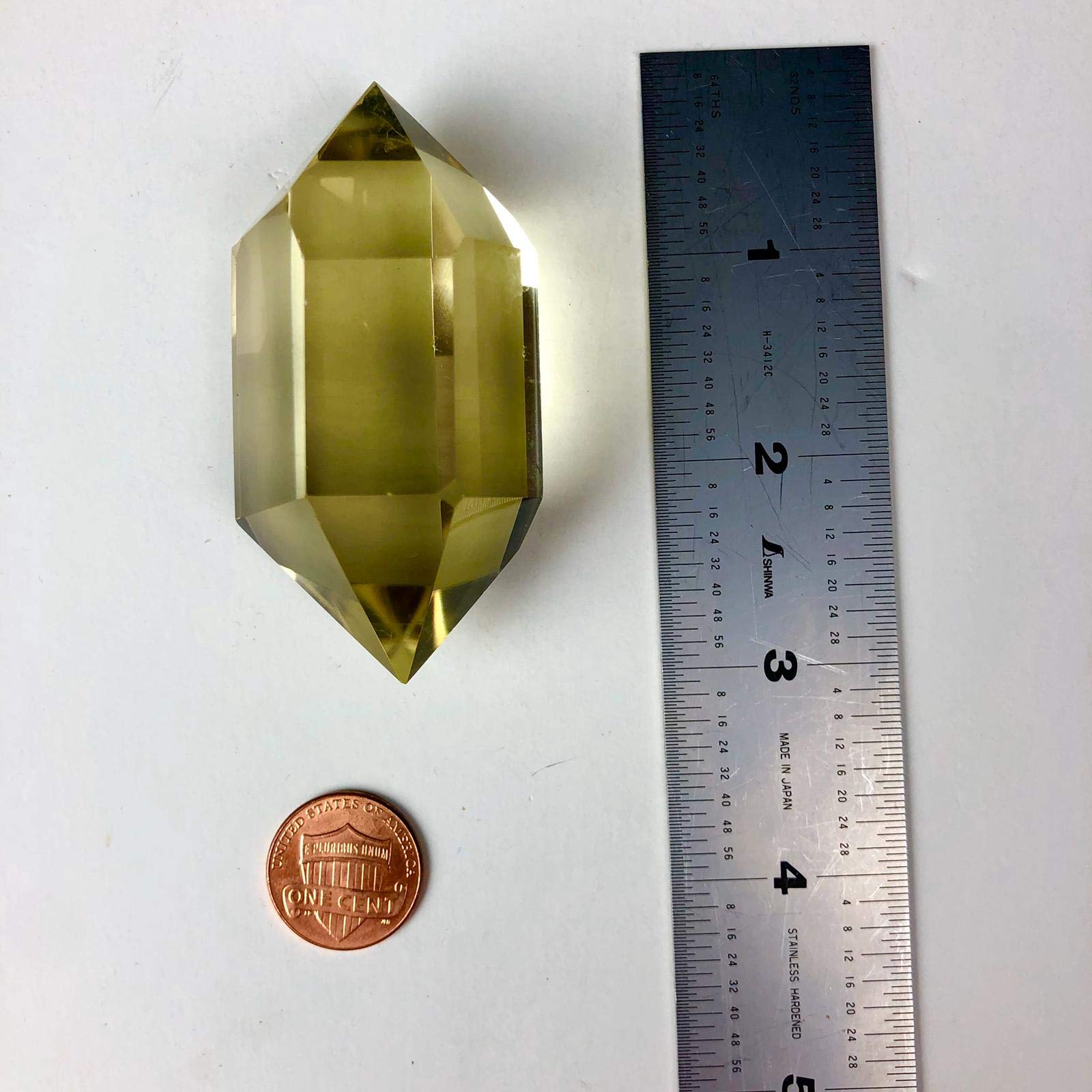 Natural Pure Smoky Citrine. Large Double terminated crystal. Healing crystal. Manipura chakra. Solar energy. Manifest dream Attr