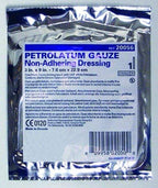 McKesson Xeroform Petrolatum Dressing - Impregnated Gauze Dressings for Burn and Wound Care - 1 in x 8 in, 8 Pack