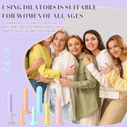Geiserailie 8 Pcs Silicone Pelvic Floor Strengthening Device Pelvic Floor Muscle Trainer Exerciser Comfortable Silicone Stretche