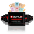 Portable Travel Size First Aid Kit - 10 Pack | Perfect for Home, Office, Car, School, Business, Travel, Hiking, Hunting, and Out