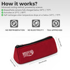 BreezyPacks Insulin Cooler Travel Case | EpiPen Carry case | Insulin Travel Case TSA-Approved | Self-Recharge, No Electricity or