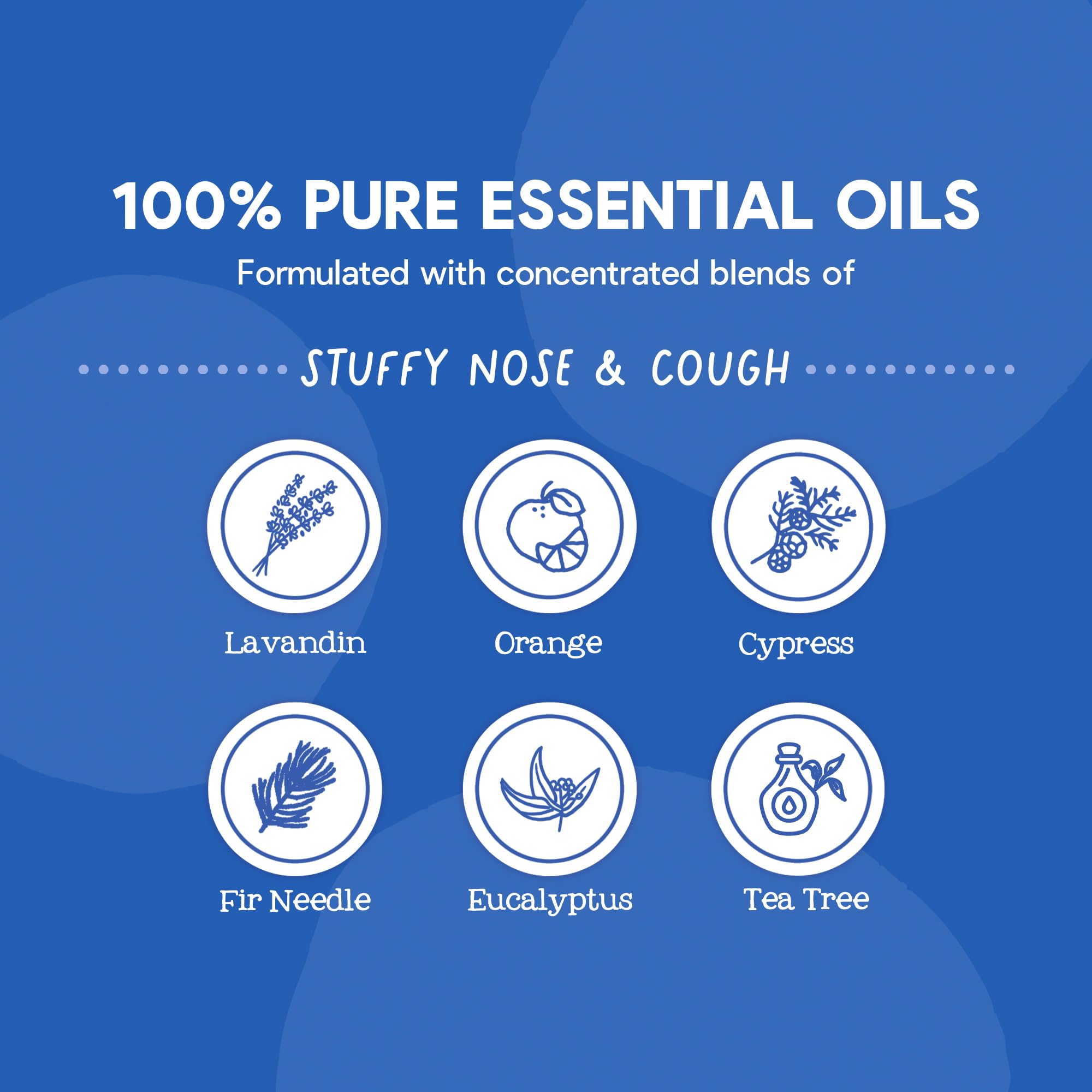 Oilogic Stuffy Nose & Cough Baby Essentials - Baby Humidifier Vapor Drops for Diffuser & Humidifier & Chest Vapor Rub - Gentle E