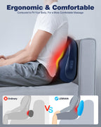 JZBRAIN Shiatsu Back and Neck Massager with Heat - Deep Kneading Massage Pillow for Relaxation - Corded Design for Full Body Use