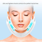 4 in 1 Massager for Face, Facial Sculpting Device for Double Chin, Reduces Sagging Skin, Remote Control Operation with 5 Modes,