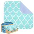 OUTCREATOR 2Pack Bed Pads for Incontinence Mattress Protector Anti-Slip Waterproof Pads (21 x 22) for Toddlers Kids Adults Pets 