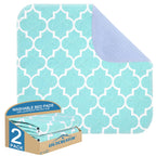 OUTCREATOR 2Pack Bed Pads for Incontinence Mattress Protector Anti-Slip Waterproof Pads (21 x 22) for Toddlers Kids Adults Pets 