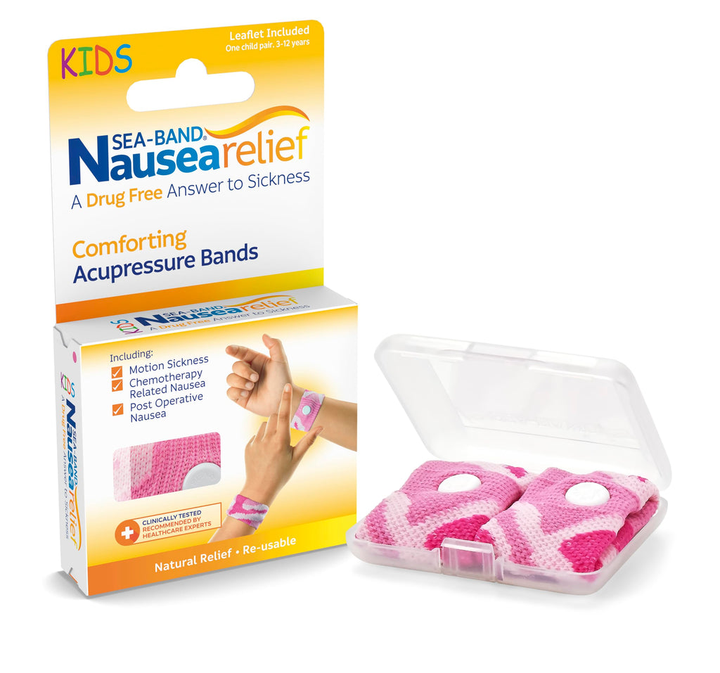 Sea-Band Nausearelief Acupressure Wristband - Child (Pink)