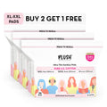 Plush UltraThin Sanitary Napkins For Women 28 Pcs (Pack Of 3)| B2G1 Supersaver Combo Of 84 Pads | 48 Xl, 36 Xxl RashFree Pads 