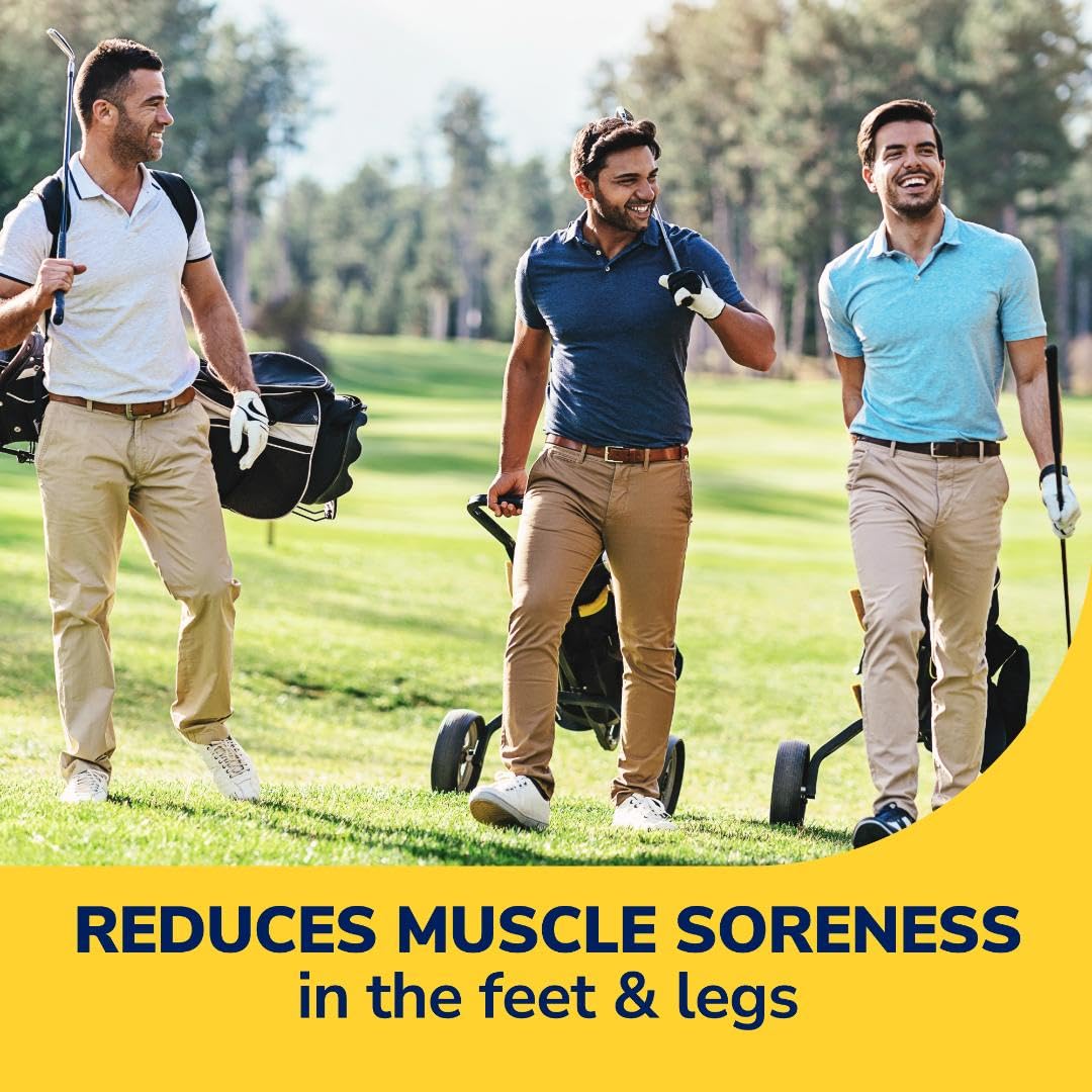 Dr. Scholls Walk Longer Insoles for Men - Comfortable Plush Foam Cushioning Inserts for Walking, Hiking, and Standing on Feet A