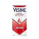 Visine Red Eye Comfort Redness Relief Eye Drops to Help Relieve Red Eyes Due to Minor Eye Irritations Fast, Tetrahydrozoline HCl
