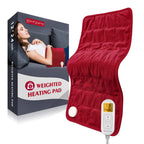 Comfytemp Weighted Heating Pad for Period & Back, 2.2lb Heating Pad, Birthday Gifts for Mom/Women/Wife, 12 x 24 Electric Heat Pa