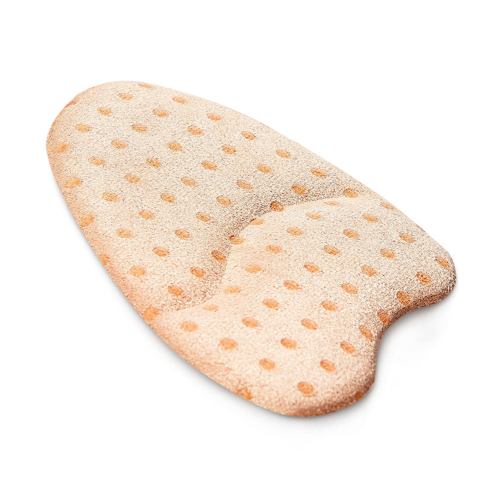 FLEXZENSE Anti-Sliding Pads Open Toe | Maximum Cushioning and Reduce Foot Slip | 1 Pair (Champagne Gold)