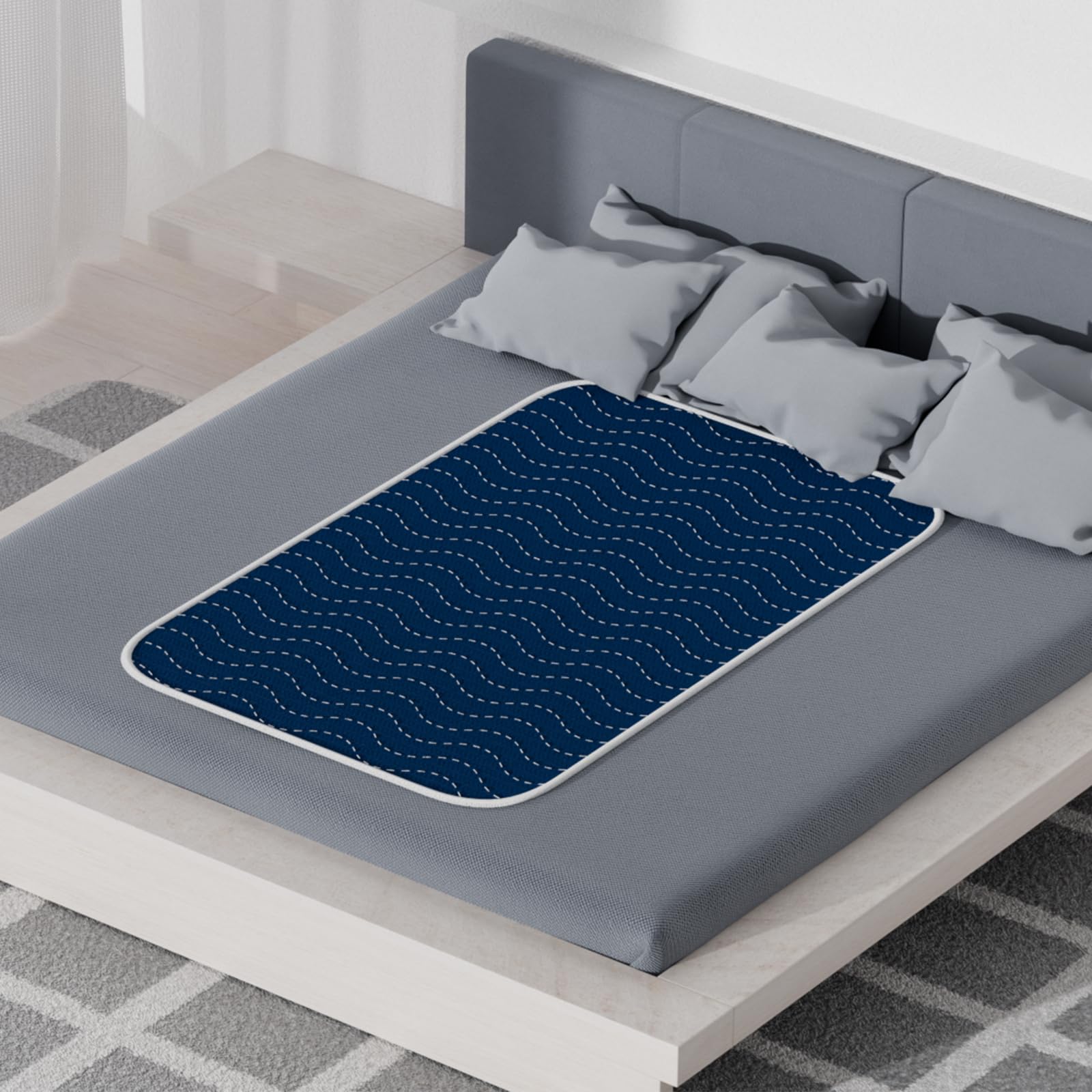 Ultra-Absorbent Extra Large Washable Waterproof Bed Pads 36X72 Reusable, Leakproof Incontinence Bed Pads for Adults, Babies & Pe