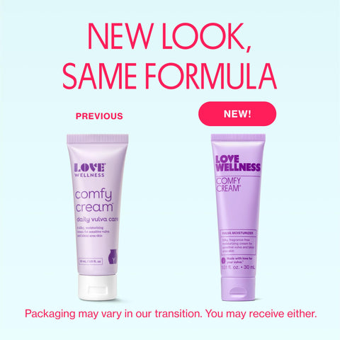 Love Wellness Comfy Cream | Vulva & Vaginal Moisturizer Cream | Daily Care for Dry & Sensitive Vulva | Non-Irritating & Fragranc