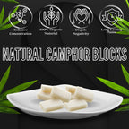 SOUL STICKS Natural Camphor Blocks - Camphor Tablets (450 Gram, 64 Tablets) for Aromatherapy, Odor Elimination, Puja - Alcanfor