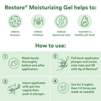 Good Clean Love Restore Moisturizing Vaginal Gel, pH-Balanced Vaginal Moisturizer, Water-Based Feminine Care with Aloe Vera & La