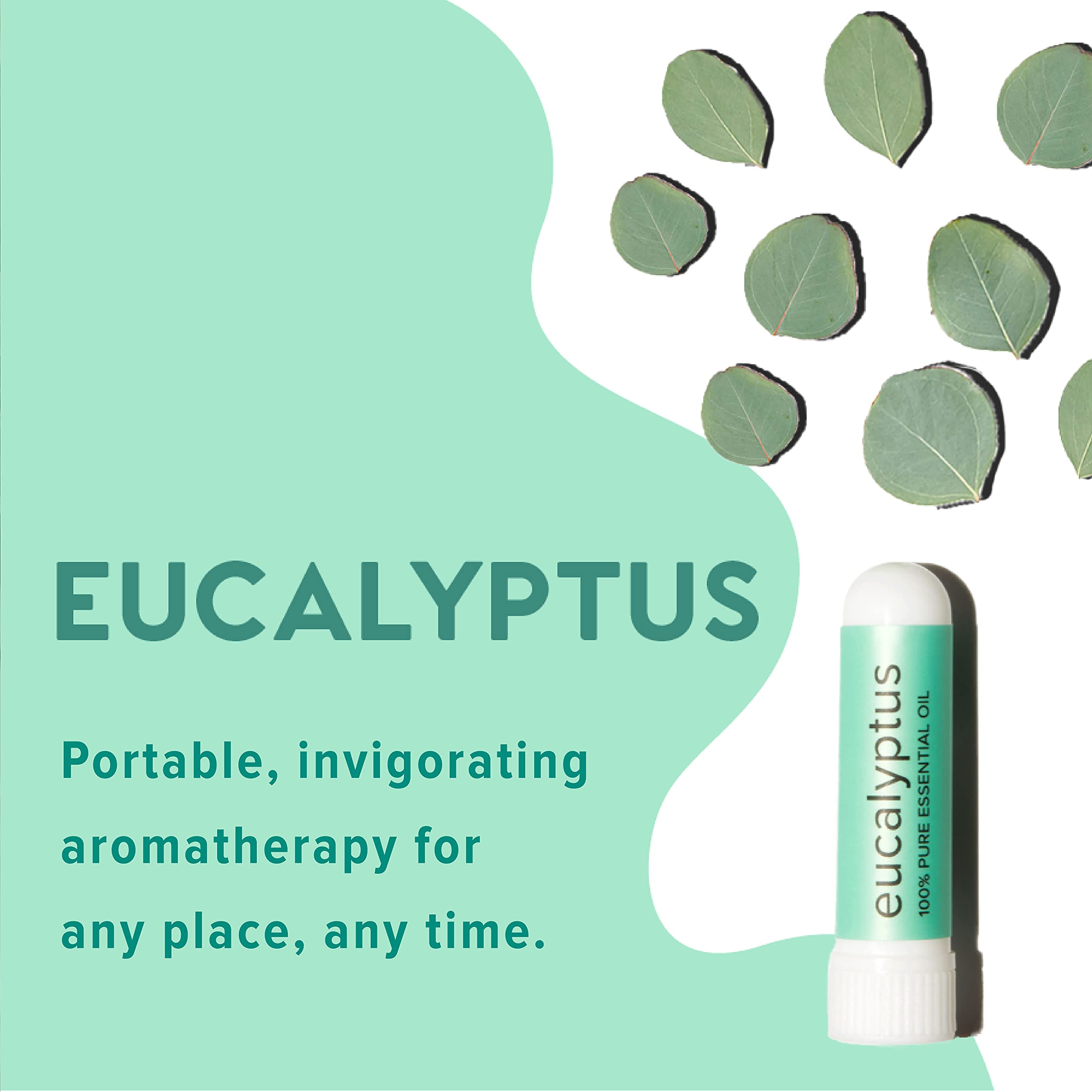MOXE Eucalyptus Essential Oil Nasal Inhaler, Sinus & Congestion Relief, Daily Relaxation, Stress Relief, Therapeutic No-Mess Aro