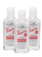 Young Living Thieves Waterless Hand Purifier with Peppermint Oil | 1 oz | Convenient, Refreshing, and Gentle Cleanser for Soft H