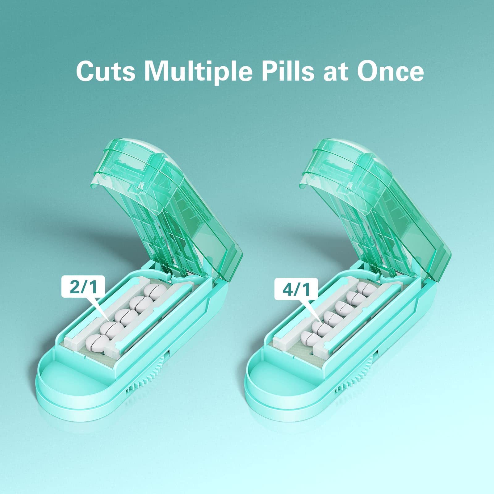 DEPAD Pill Cutter Splitter for Cutting Multiple Pills, Adjustable Pill Cutters Splitters for Small and Tiny Pills with Accurate
