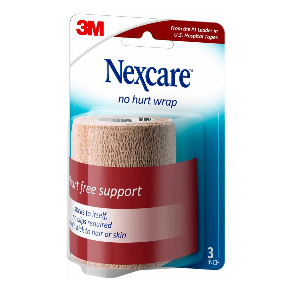 Nexcare 3M Self-Adherent Bandages, 3x 5 Yd. Stretched, Tan