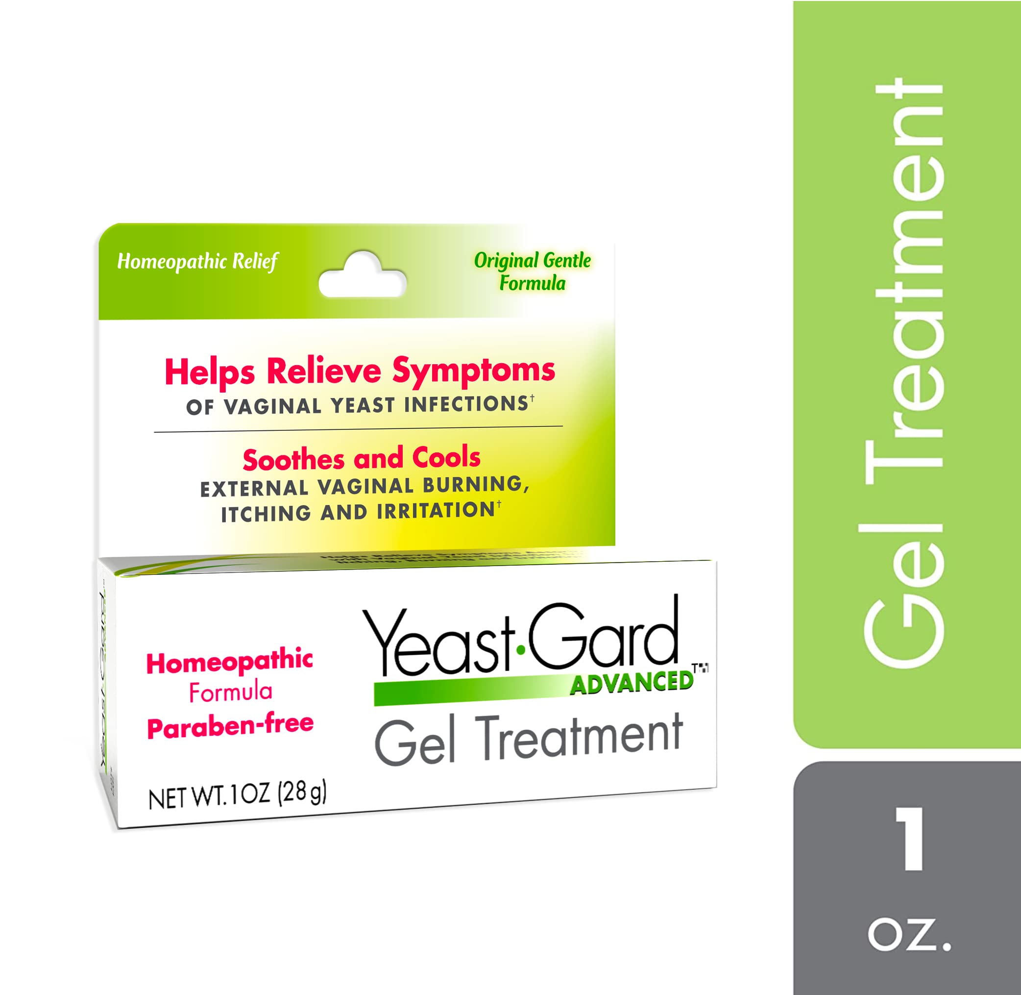 YeastGard Advanced Homeopathic Yeast Treatment Vaginal Gel -White 1 oz