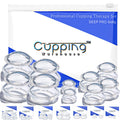 CUPPING WAREHOUSE Advanced Supreme 10 DEEP PRO 6065 Cupping Therapy Set- Harder Silicone- Cupping Set Massage Therapy Cups- Mass