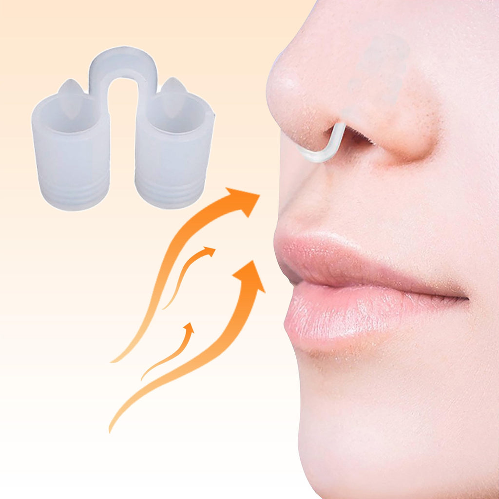 Nose Vent Sinus Relief (Pack of 12 Small Size) Soft Vents - A Simple Solution for Nasal Snorers - Reusable Snoring Device to Enj