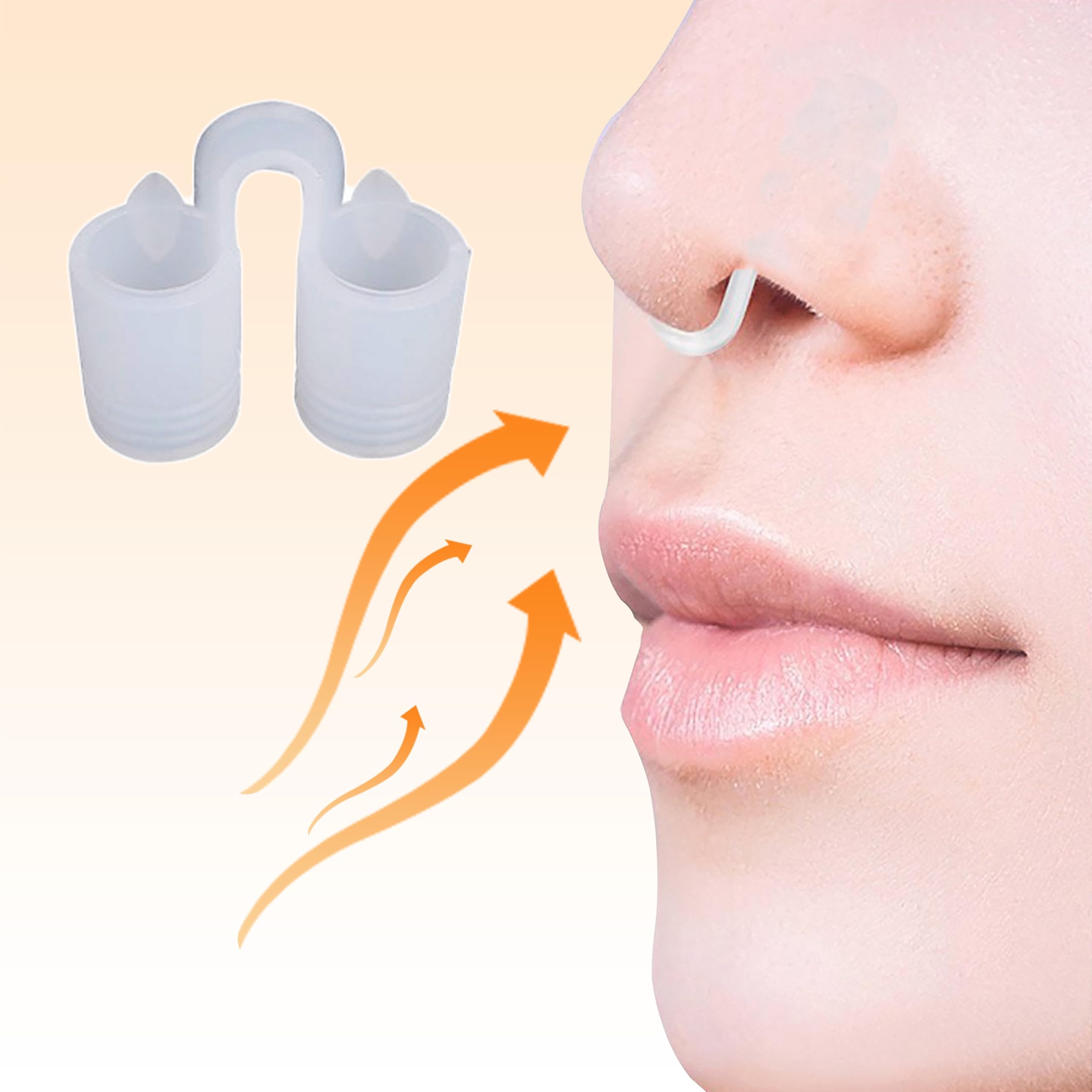 Nose Vent Sinus Relief (Pack of 12 Small Size) Soft Vents - A Simple Solution for Nasal Snorers - Reusable Snoring Device to Enj