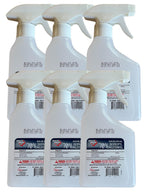 Generic Isopropyl Alcohol 70% Antiseptic and Cleaner (6 10oz Bottles), Clear