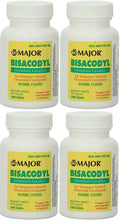 MAJOR Bisacodyl 5 mg - Comfort Coated Stimulant Laxative for Gentle, Dependable, Constipation Relief - 1000 Tablets (4 Pack)