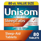 Unisom SleepTabs, Nighttime Sleep-aid, Doxylamine Succinate, 80 Tablets