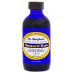 Dr. Singhas Mustard Rub, Therapeutic Body Massage Oil - with Best Essential Oils for Sore Muscles and Stiff Muscle Relief (4 Ou