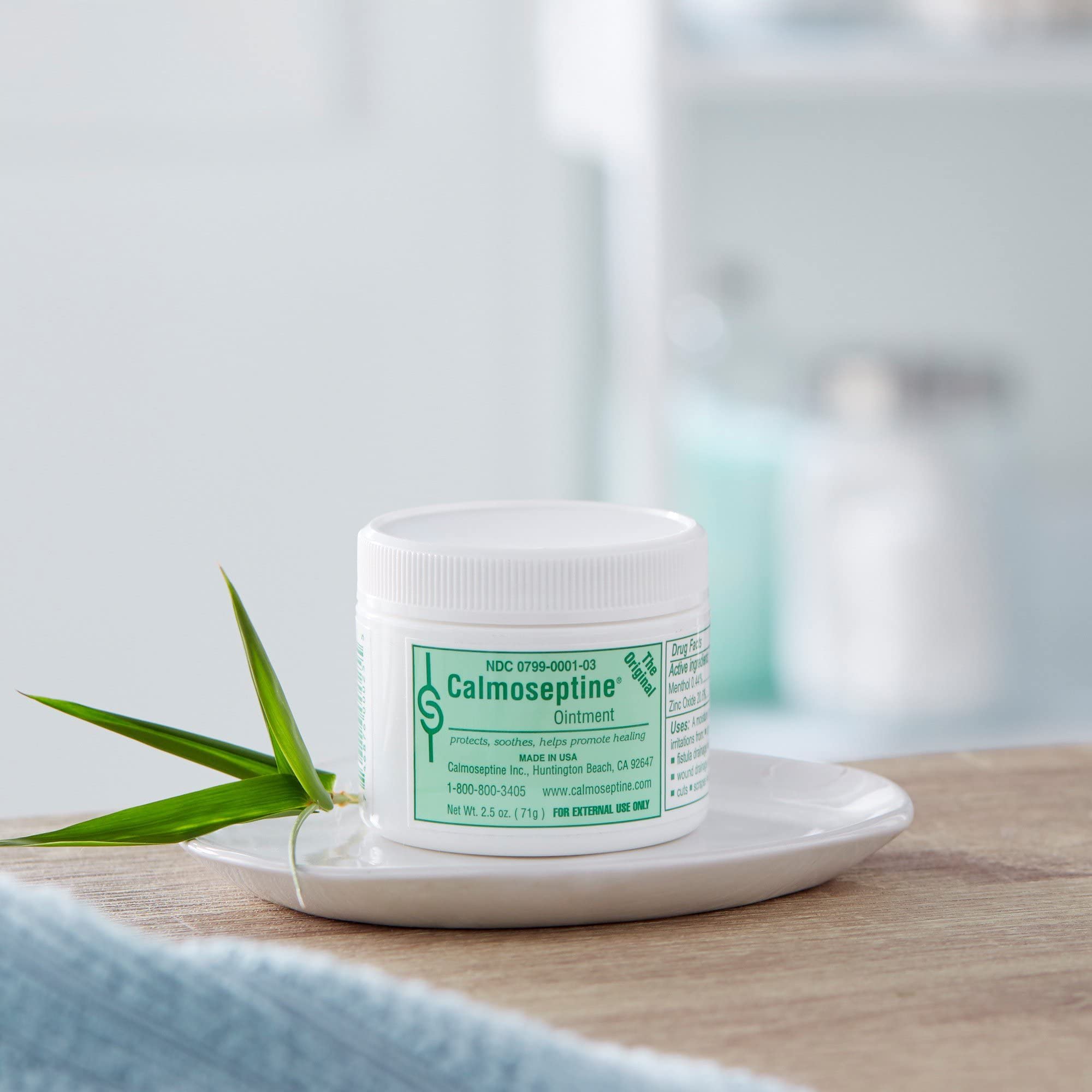 CALMOSEPTINE Diaper Rash Ointment Jar, 2.5 Oz (2 Pack)
