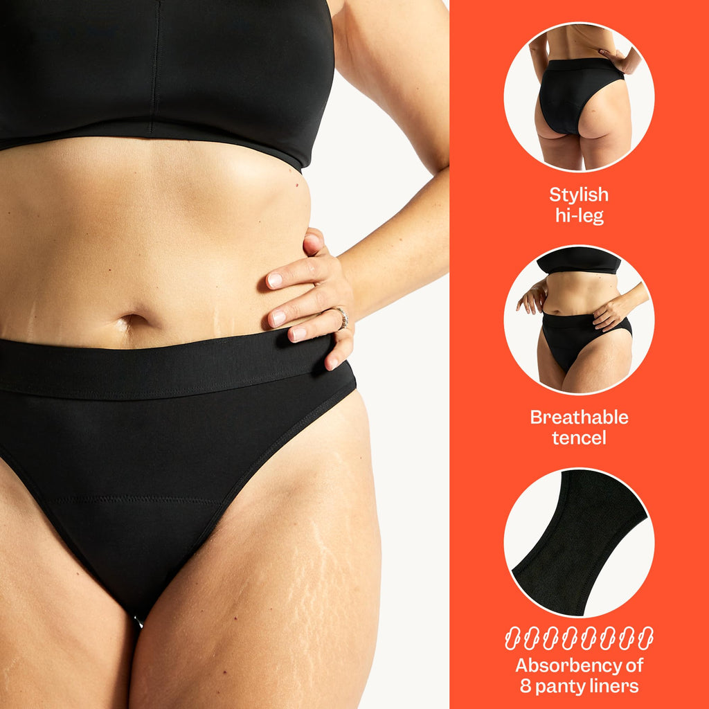 Jude Reusable Incontinence, Period & Postpartum Underwear for Women | Leakproof, Fast-Absorbing, Soft & Breathable | Machine Was