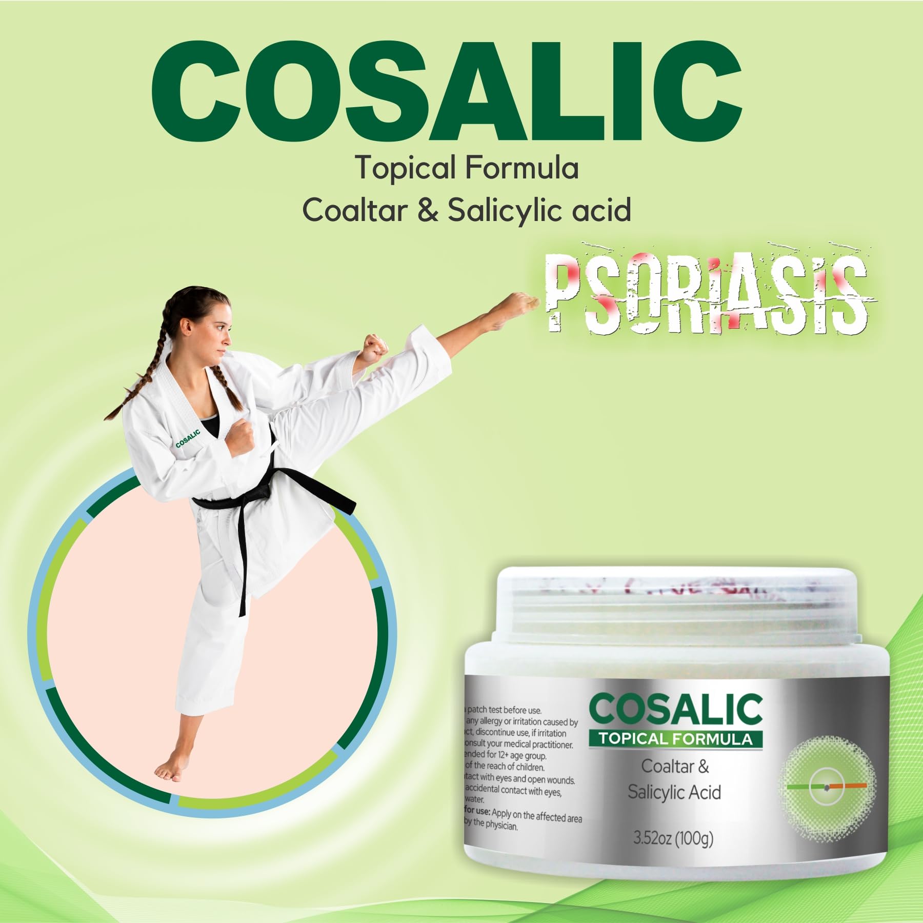SALVE Psoriasis Coal Tar Salicylic Acid 100gm(Pack of 2)