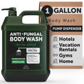 Antifungal & Antibacterial Body Wash with Tea Tree Oil | Homeopathic Medicine for Jock Itch, Athletes Foot, Ringworm, Back Acne 