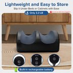 Foot Massager Christmas Gifts for Women,White Elephant Gifts for Adults Cordless Shiatsu Foot and Calf Massager with Heat, Deep