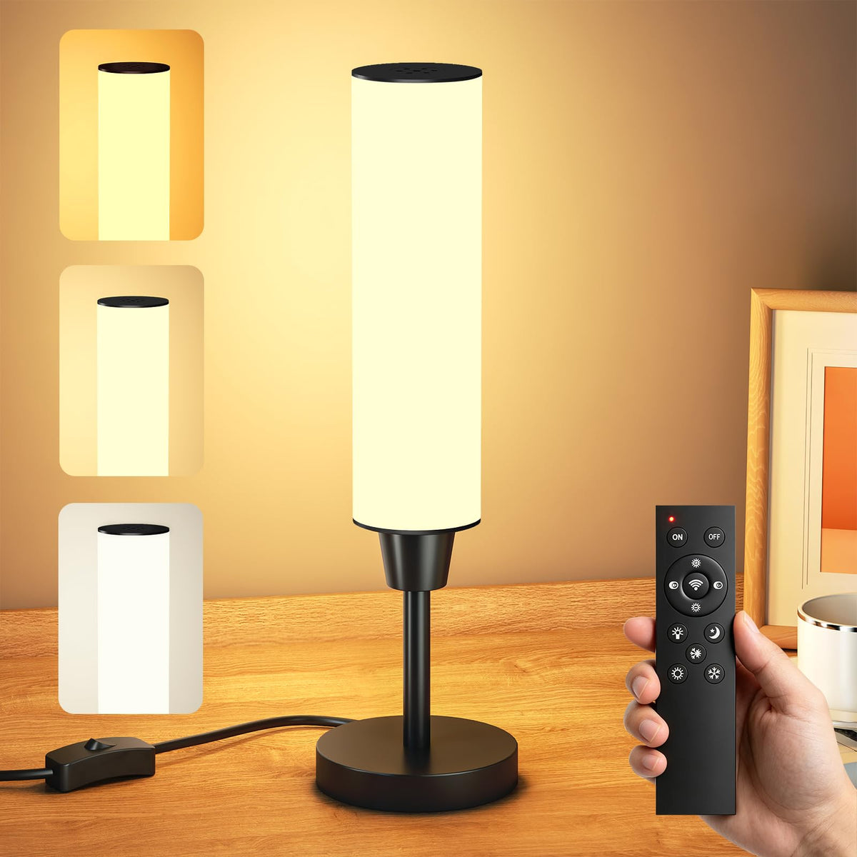 pekipe Light Therapy Lamp with Remote,Sunlight lamp,Black