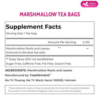 Premium Marshmallow Root and Leaf Tea Bags, 100% Natural & Pure.