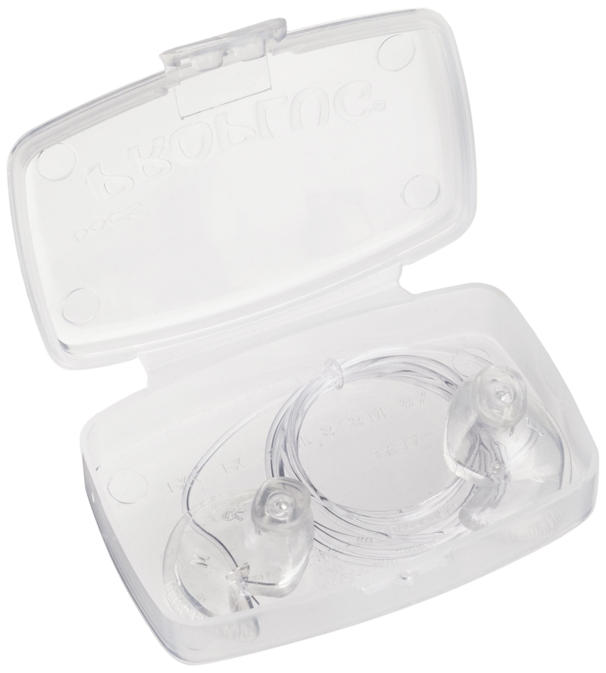 Docs Pro Plugs DFFL5 Medium Vented Pro Ear Plugs with Leash, Clear