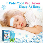 ZIXAOK 40 Sheets Fever Patches for Kids - Hot Weather Cooling Gel Patches for Adults - Headache Patches - Forehead Fever Cool Pa