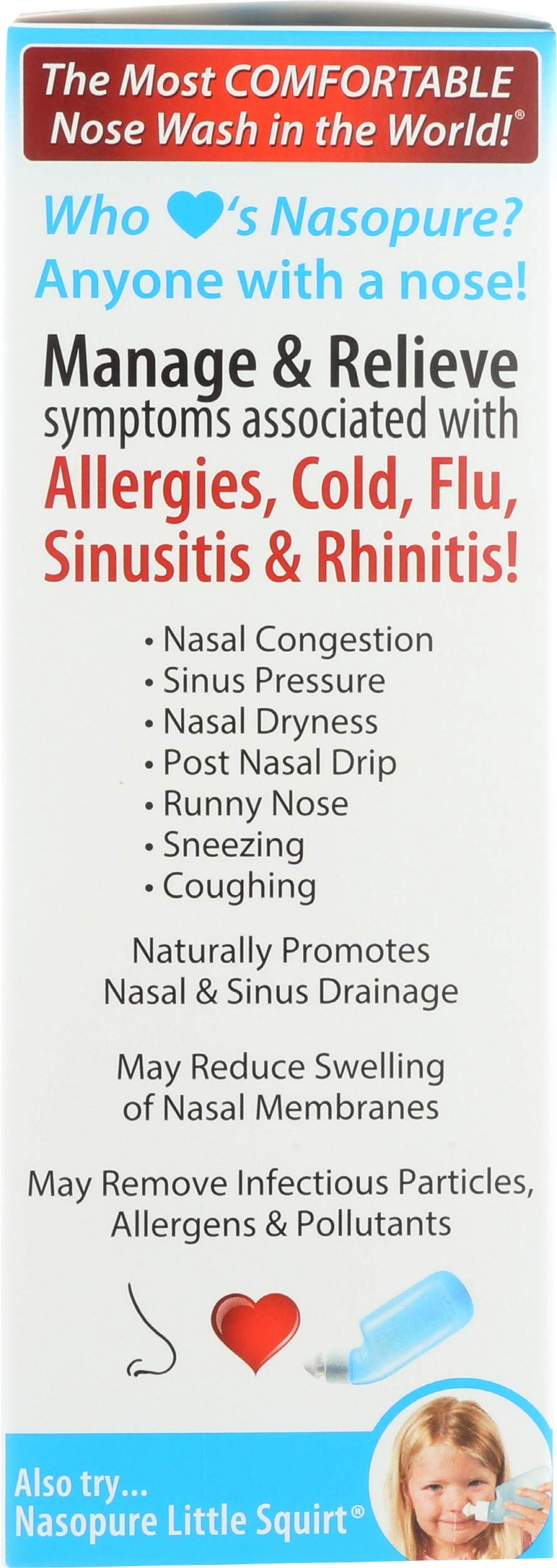 Nasopure, Nasal Wash Refill Kit Saline Packets, 3.75 Gram