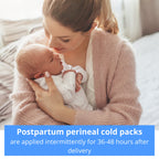 Medline Perineal Cold Packs for Postpartum Care (24 Count) Each Absorbent Pad is 4.5  x 14.25  Perfect for your After Delivery P