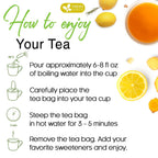 Premium Lemon Ginger Tea Bags