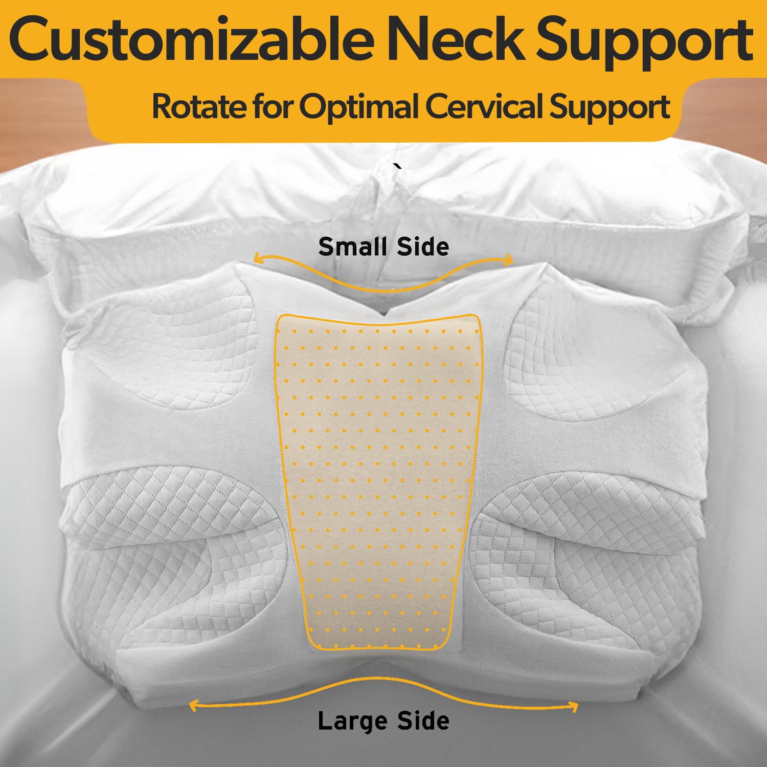 EnduriMed CPAP Pillow for Side Sleeping - HSA FSA Pillow Eligible for Better Sleep with CPAP Machine - CPAP Accessories - CPAP P