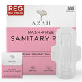 Azah Sanitary Pads For Women Regular [Pack Of 60] 100% RashFree Sanitary Napkins | 3X More Absorption, Cottony Soft And Dry Top