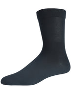 Yomandamor Men's 5 Pairs Quarter Diabetic/Dress Socks With Seamless Toe and Non-binding Top