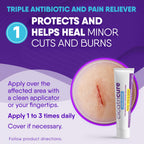 Cicatricure Skin Recovery Kit: Advanced Scar Gel & Open Wound Care Antibiotic Ointment, Reduces Stretch Marks, Surgical & Acne S