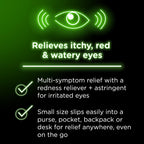 Visine A.C. Itchy Eye Relief Eye Drops with Astringent Zinc Sulfate & Redness Reliever Tetrahydrozoline HCl for Relief of Red, I