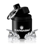 Eargasm Smaller Ears Earplugs - Transparent High Fidelity Filtered Noise Reducing Reusable Ear-Plugs for Kids, Women, Men - Hear